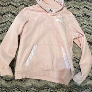 Puma Light Pink Pullover Hoodie